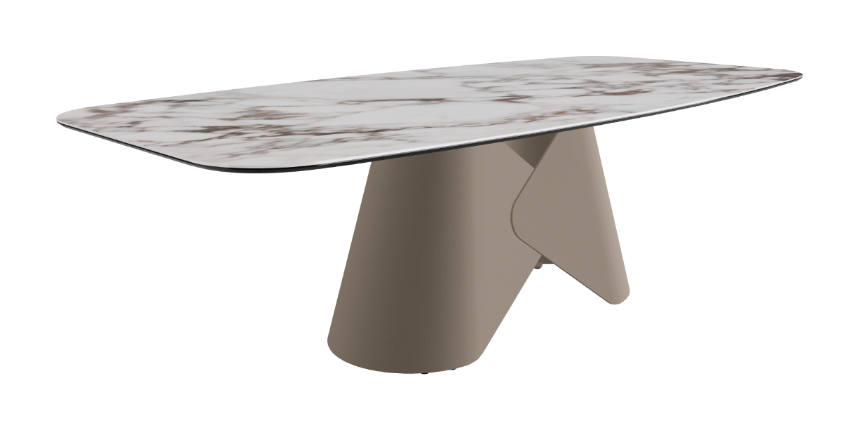 Cattelan Italia Scott Keramik Barrel Shaped Dining Table