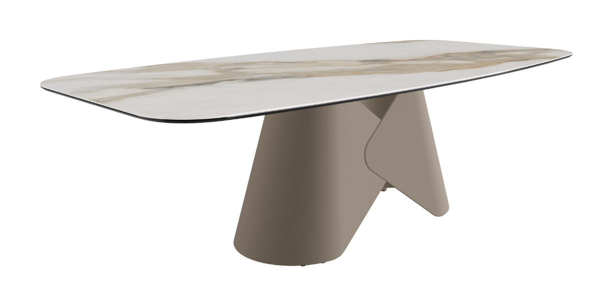 Cattelan Italia Scott Keramik Barrel Shaped Dining Table