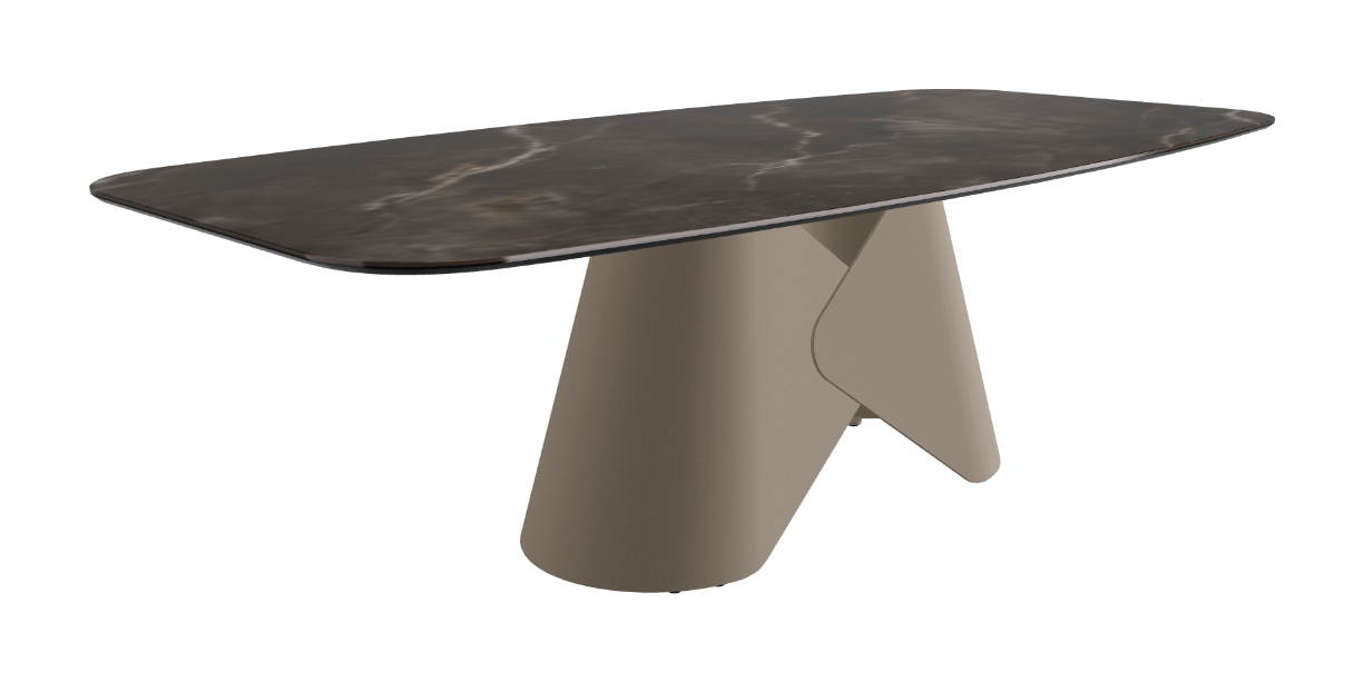 Cattelan Italia Scott Keramik Barrel Shaped Dining Table