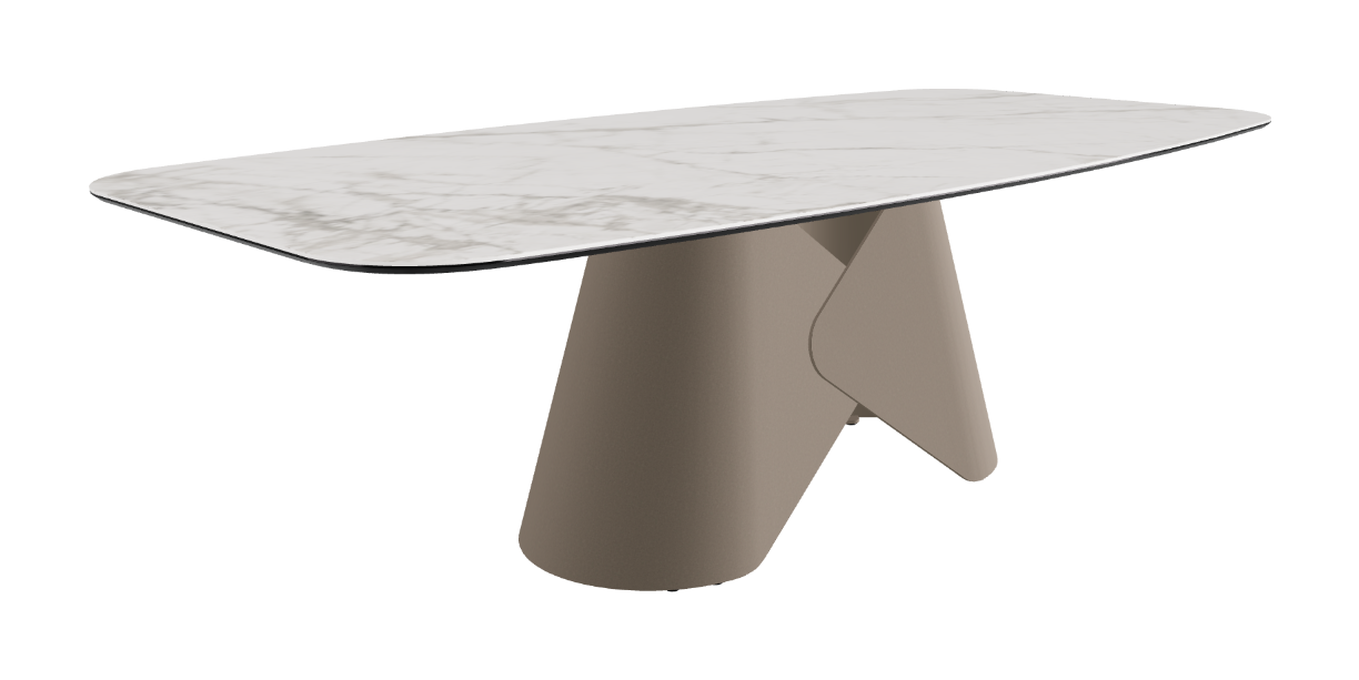 Cattelan Italia Scott Keramik Barrel Shaped Dining Table
