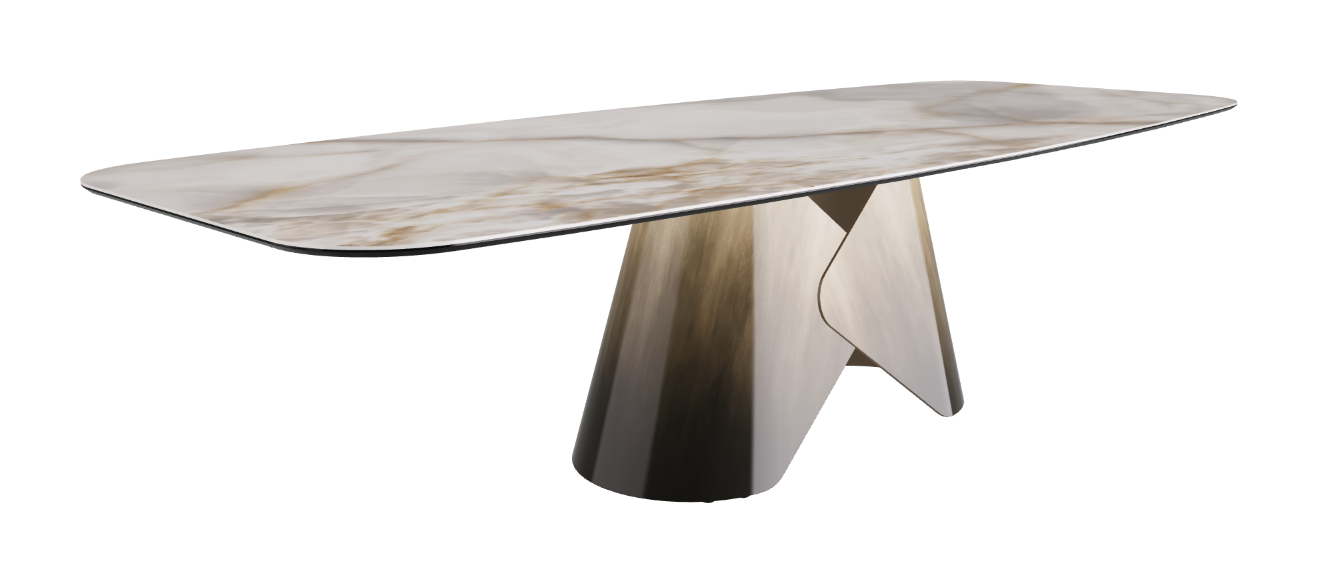 Cattelan Italia Scott Keramik Barrel Shaped Dining Table
