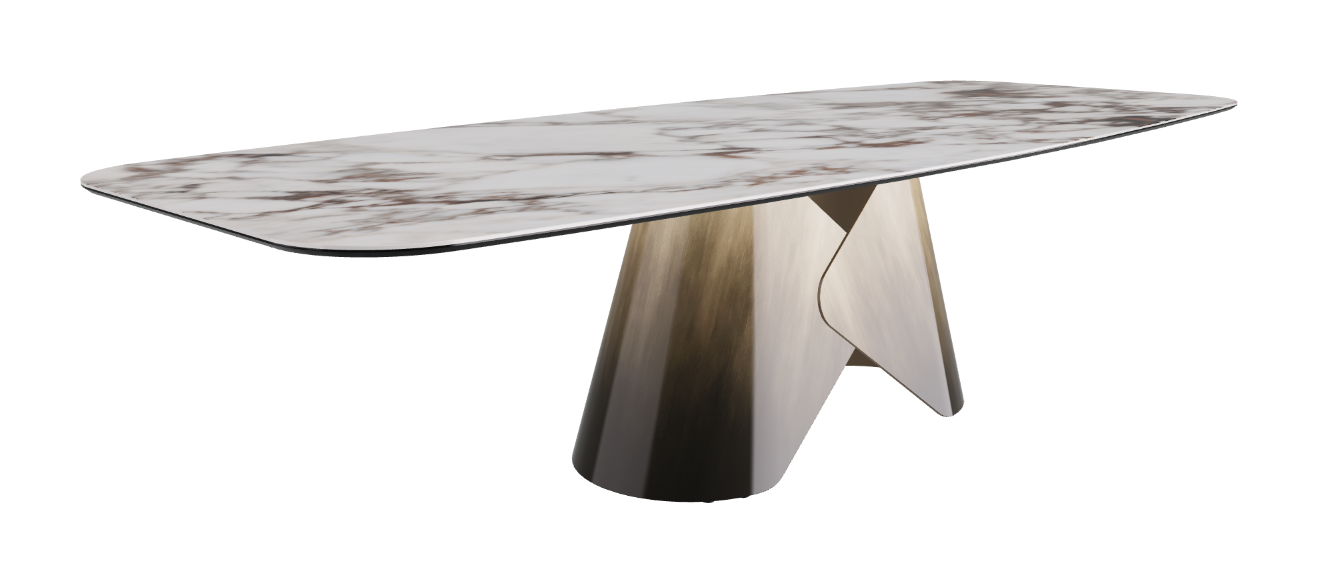 Cattelan Italia Scott Keramik Barrel Shaped Dining Table