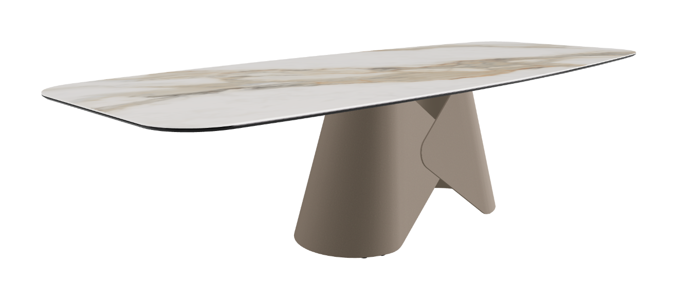 Cattelan Italia Scott Keramik Barrel Shaped Dining Table