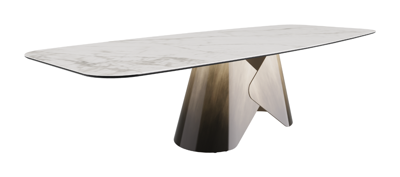 Cattelan Italia Scott Keramik Barrel Shaped Dining Table