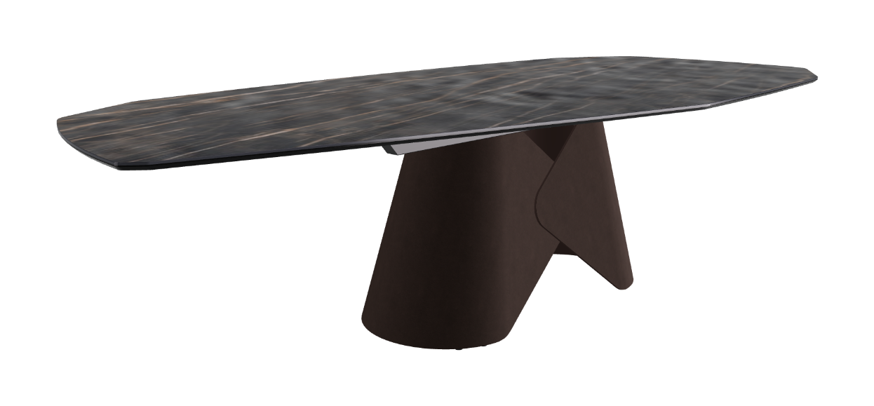 Cattelan Italia Scott Keramik Biscuit, Polygon & Boomerang Shaped Dining Table