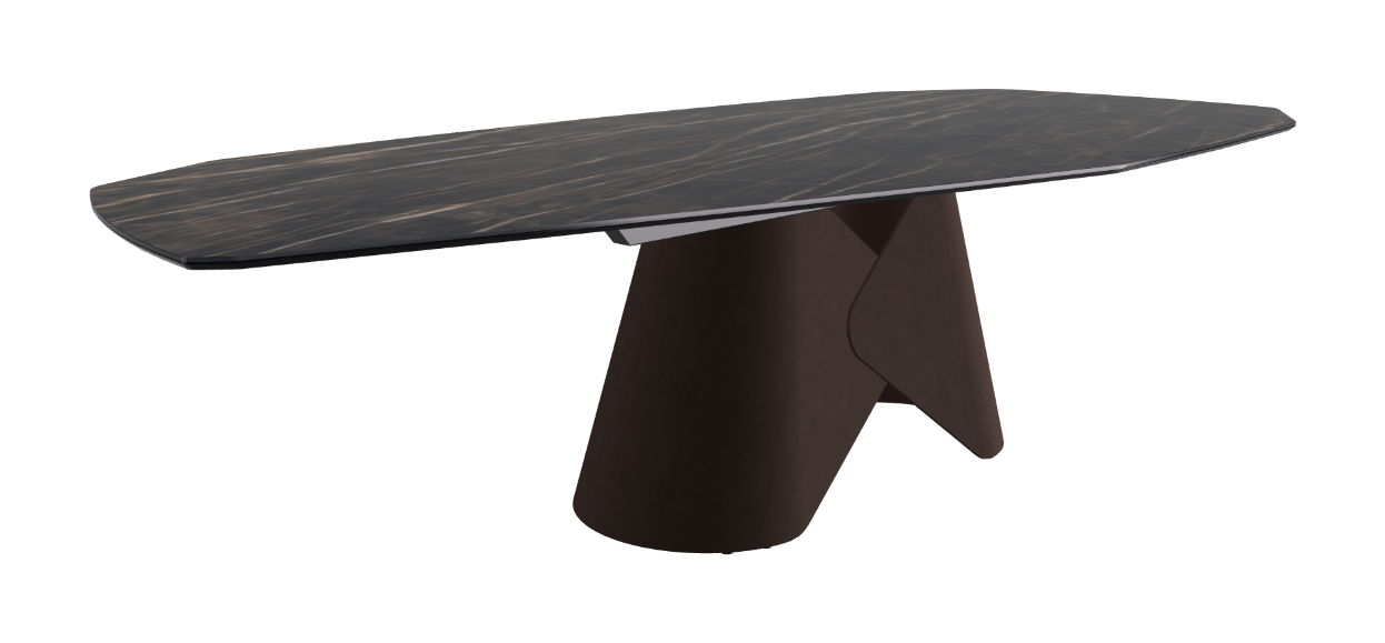 Cattelan Italia Scott Keramik Biscuit, Polygon & Boomerang Shaped Dining Table