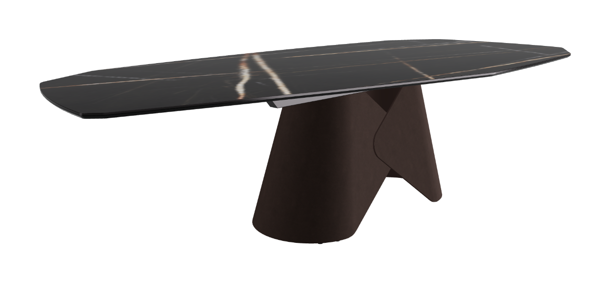 Cattelan Italia Scott Keramik Biscuit, Polygon & Boomerang Shaped Dining Table