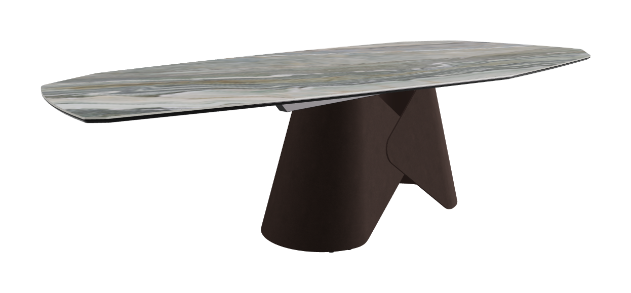 Cattelan Italia Scott Keramik Biscuit, Polygon & Boomerang Shaped Dining Table
