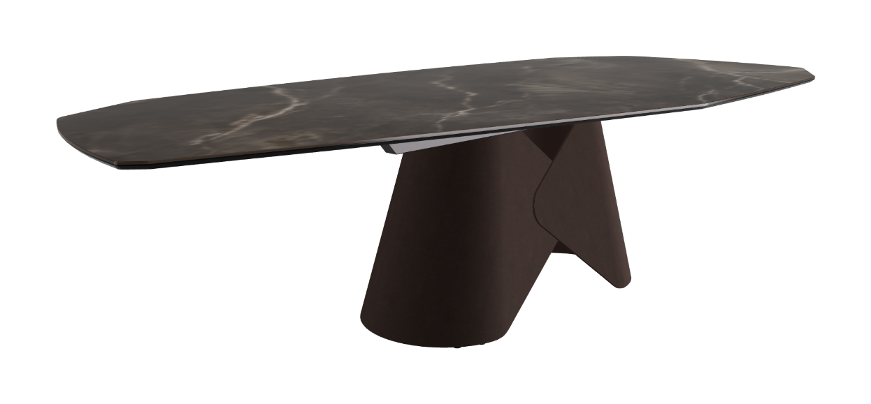 Cattelan Italia Scott Keramik Biscuit, Polygon & Boomerang Shaped Dining Table