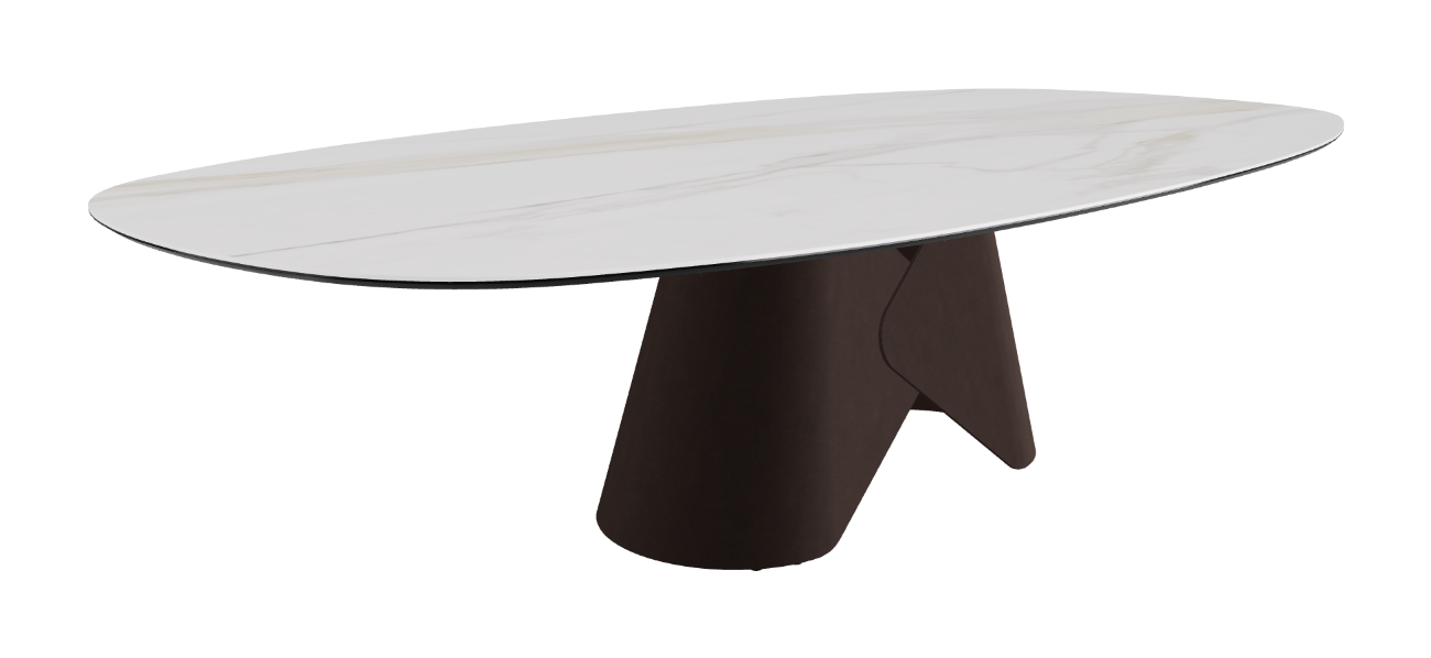 Cattelan Italia Scott Keramik Biscuit, Polygon & Boomerang Shaped Dining Table