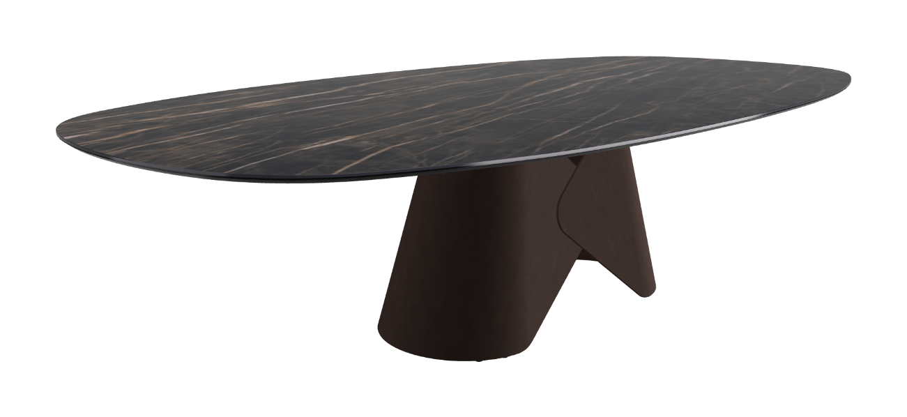 Cattelan Italia Scott Keramik Biscuit, Polygon & Boomerang Shaped Dining Table