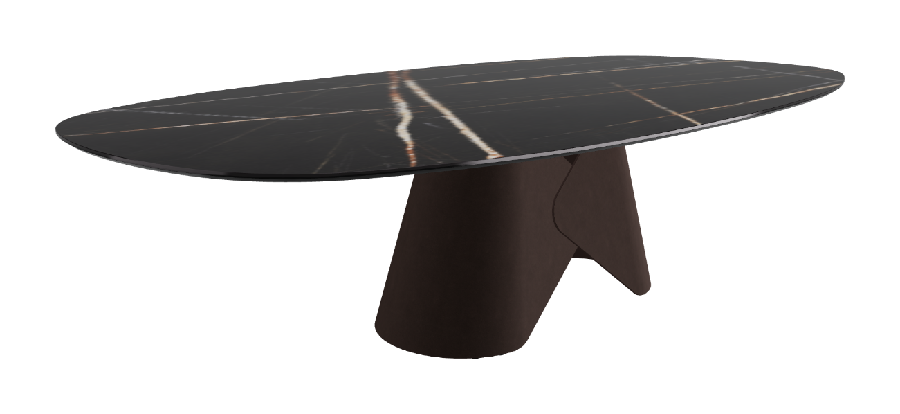 Cattelan Italia Scott Keramik Biscuit, Polygon & Boomerang Shaped Dining Table