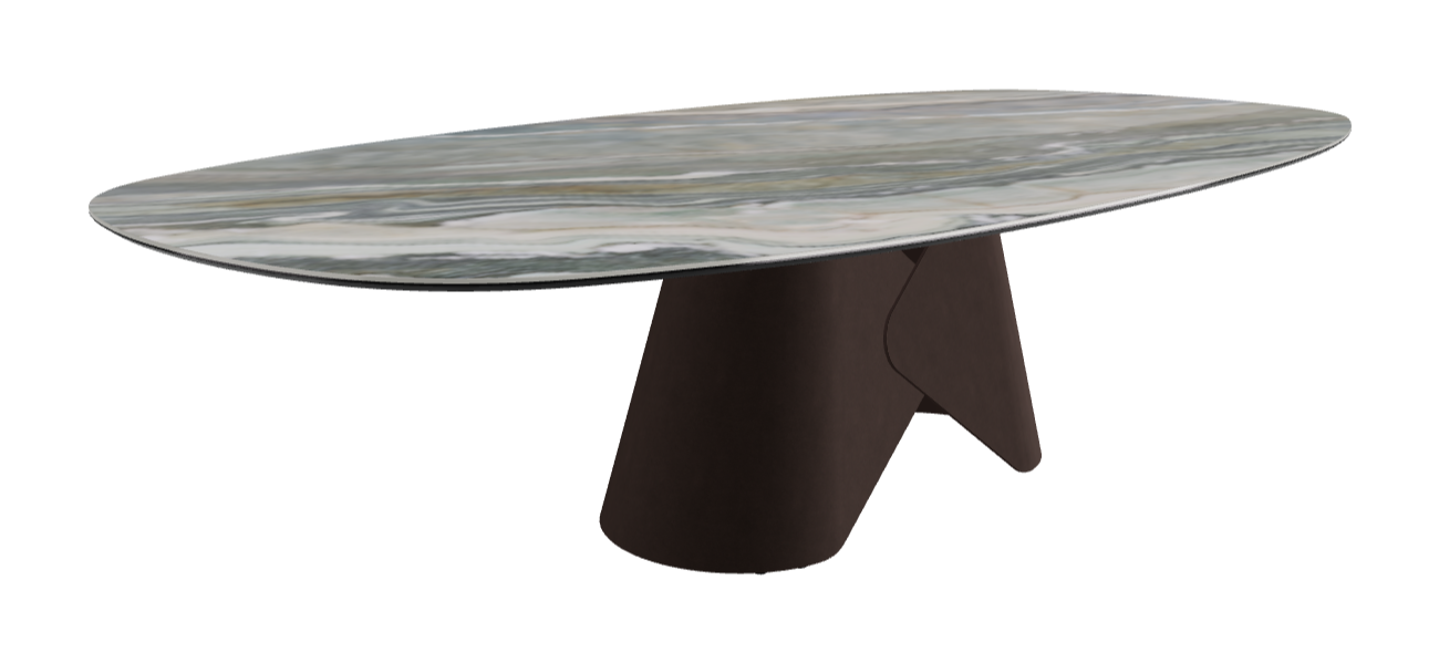 Cattelan Italia Scott Keramik Biscuit, Polygon & Boomerang Shaped Dining Table
