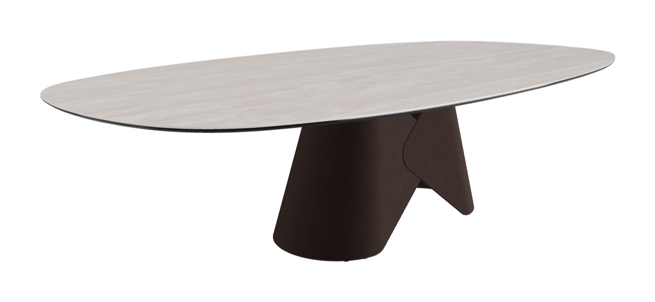 Cattelan Italia Scott Keramik Biscuit, Polygon & Boomerang Shaped Dining Table