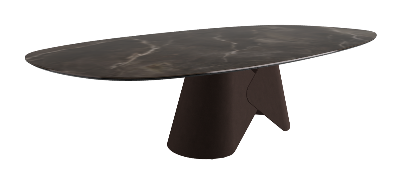Cattelan Italia Scott Keramik Biscuit, Polygon & Boomerang Shaped Dining Table