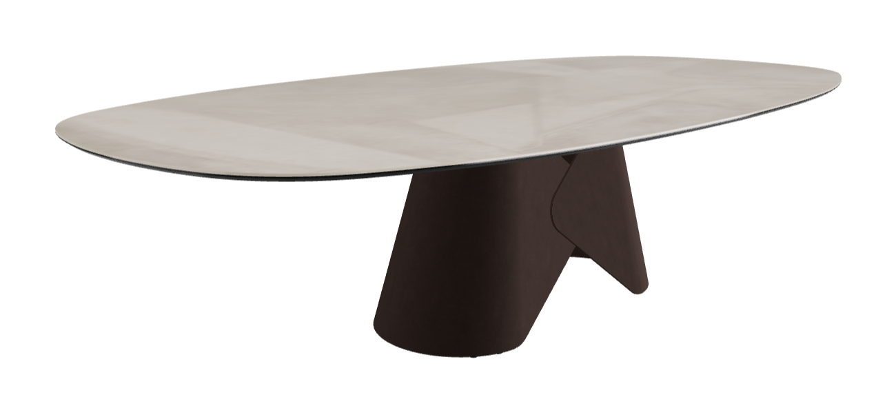 Cattelan Italia Scott Keramik Biscuit, Polygon & Boomerang Shaped Dining Table