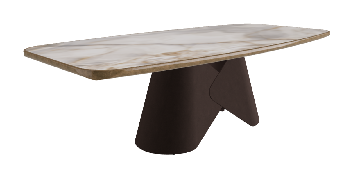 240x120x75h Barrel Shaped_Alabastro_Bronze Embossed_Brushed Bronze