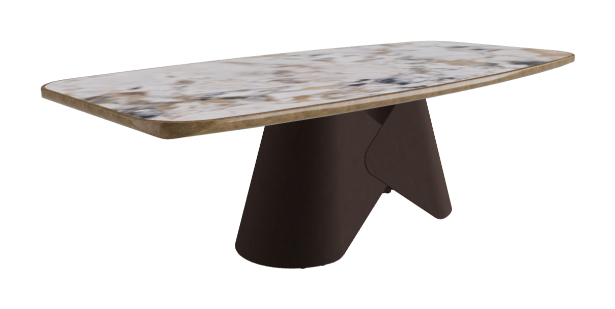 240x120x75h Barrel Shaped_Makalu_Bronze Embossed_Brushed Bronze