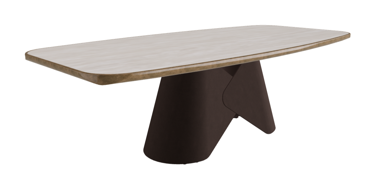 240x120x75h Barrel Shaped_Colosseo_Bronze Embossed_Brushed Bronze