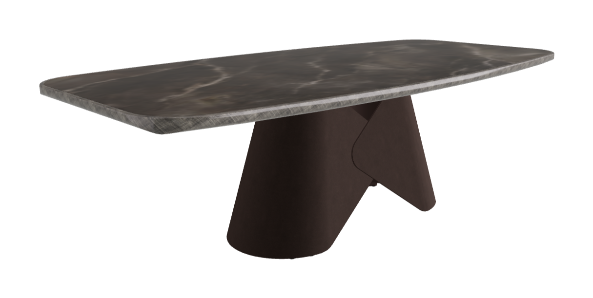 240x120x75h Barrel Shaped_Andromeda_Bronze Embossed_Brushed Grey