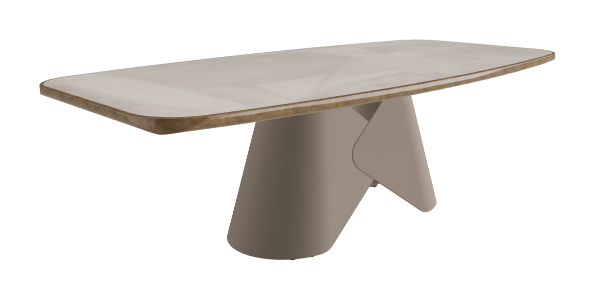 240x120x75h Barrel Shaped_Luxor_Titanium Embossed_Brushed Bronze