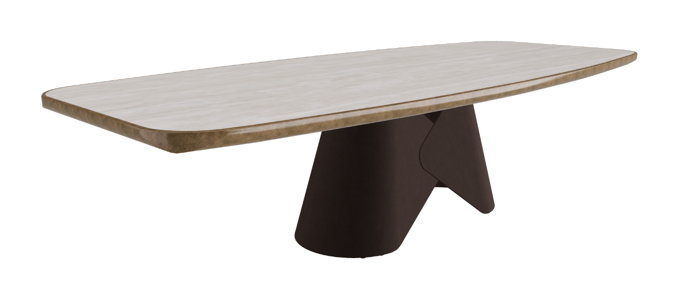 300x128x75h Barrel Shaped_Colosseo_Bronze Embossed_Brushed Bronze