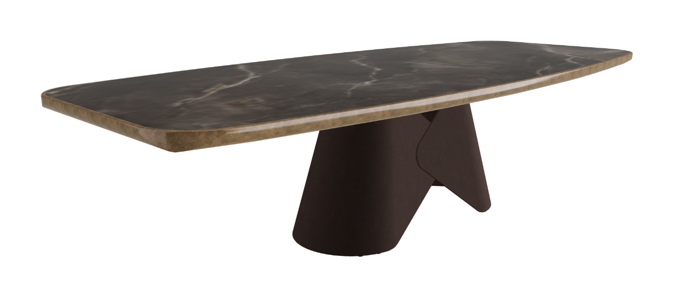 300x128x75h Barrel Shaped_Andromeda_Bronze Embossed_Brushed Bronze