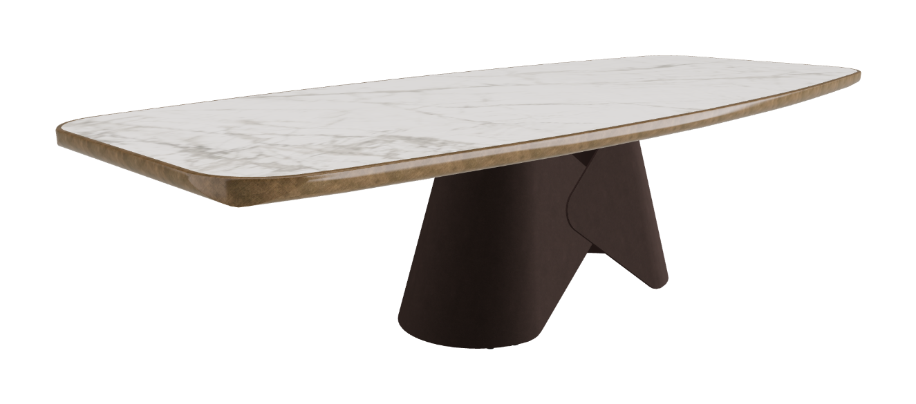 300x128x75h Barrel Shaped_Matt Invisible_Bronze Embossed_Brushed Bronze