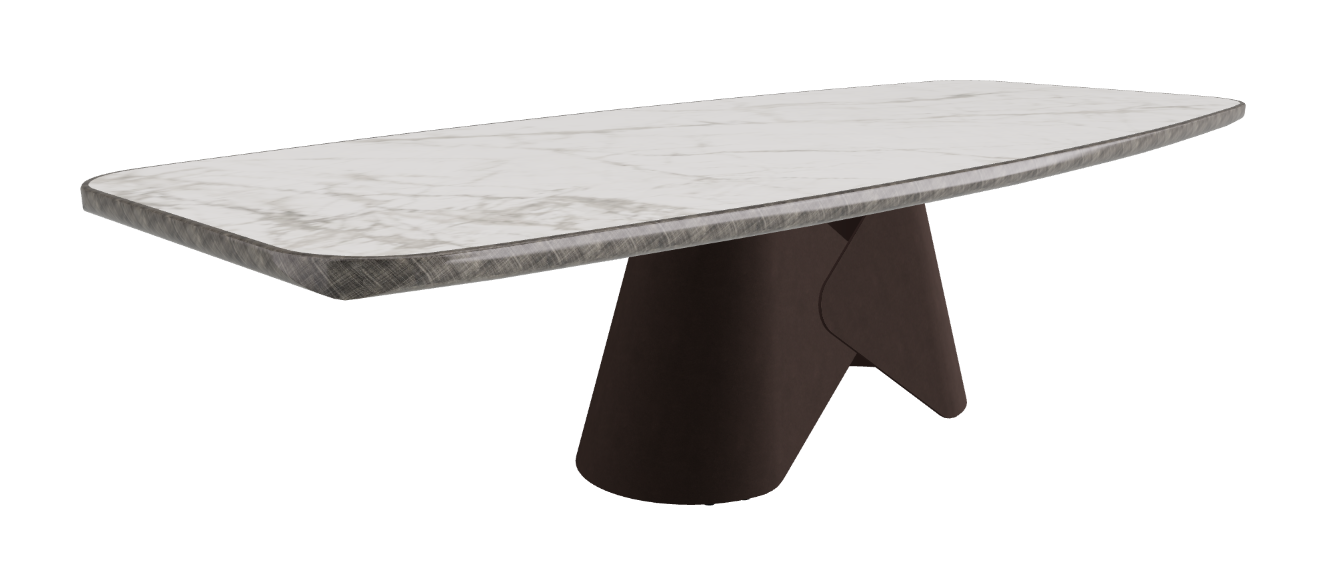 300x128x75h Barrel Shaped_Matt Invisible_Bronze Embossed_Brushed Grey