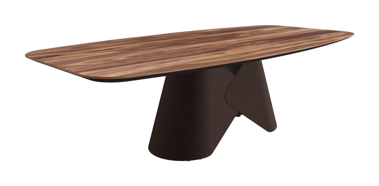 Cattelan Italia Scott Wood Barrel-Shaped Dining Table