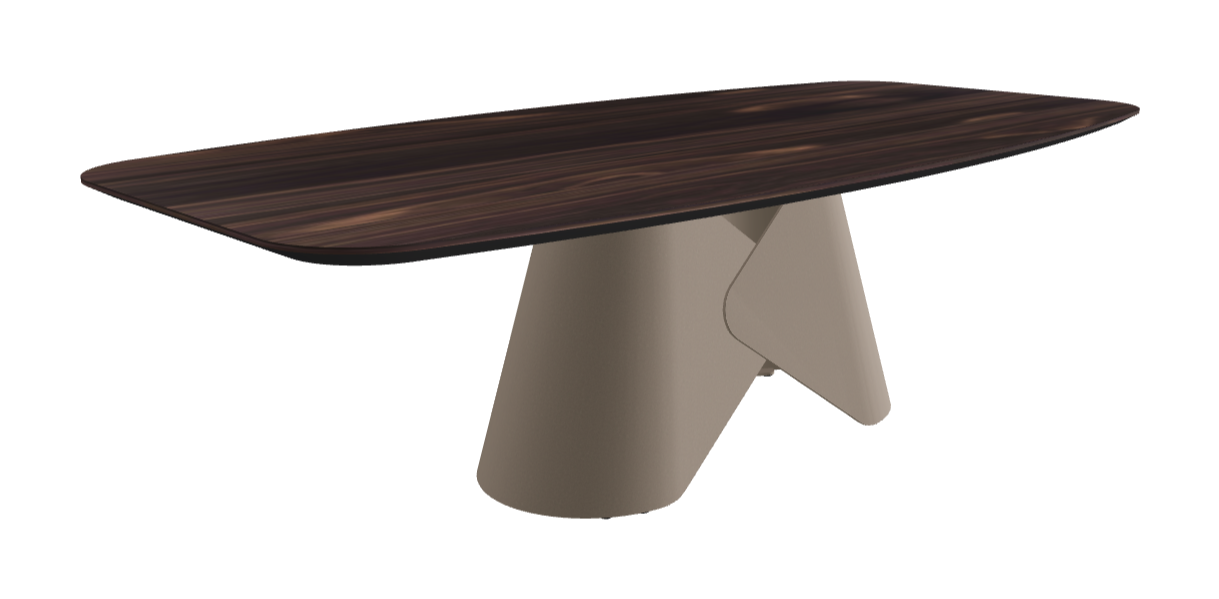 Cattelan Italia Scott Wood Barrel-Shaped Dining Table