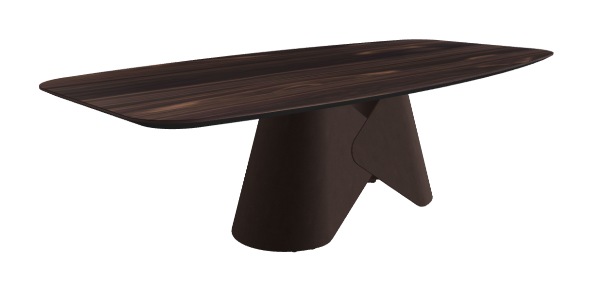 Cattelan Italia Scott Wood Barrel-Shaped Dining Table