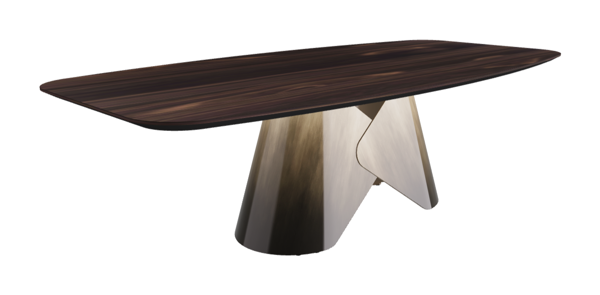 Cattelan Italia Scott Wood Barrel-Shaped Dining Table