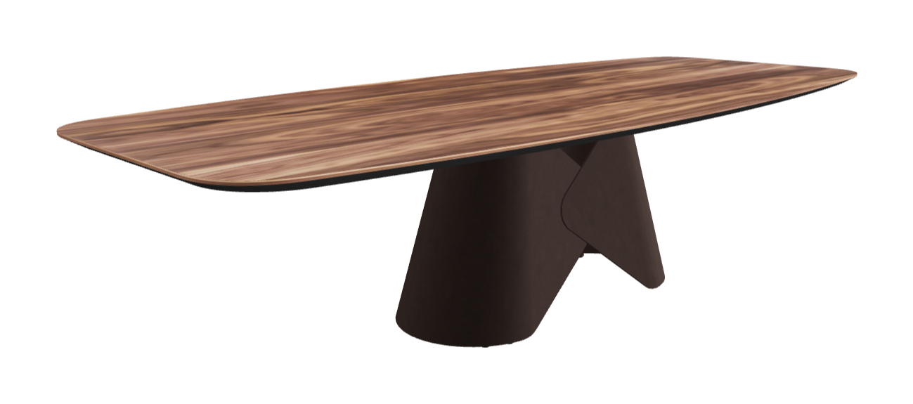 Cattelan Italia Scott Wood Barrel-Shaped Dining Table