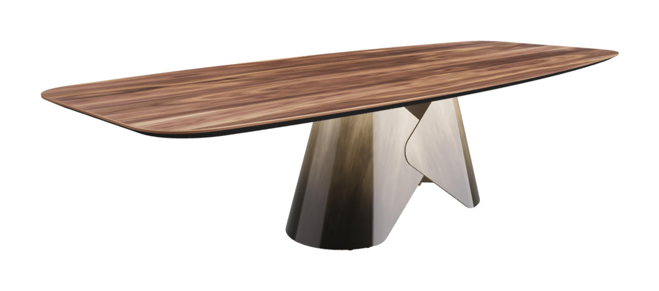Cattelan Italia Scott Wood Barrel-Shaped Dining Table