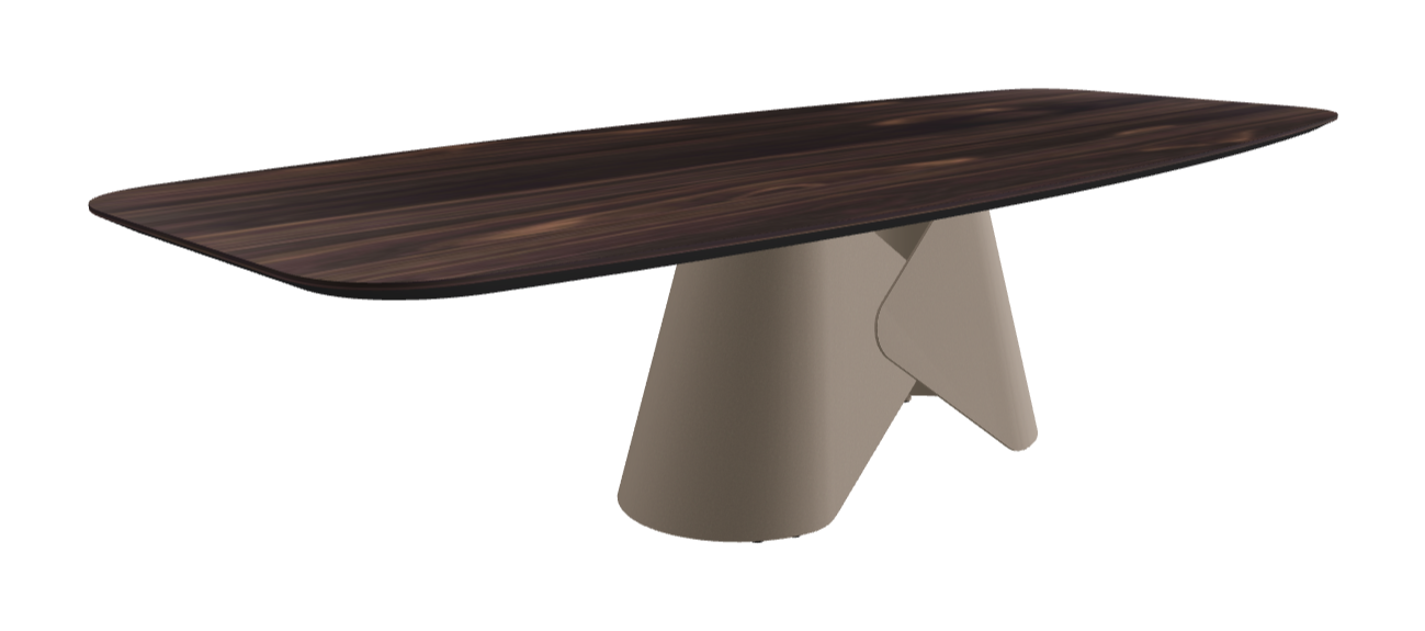 Cattelan Italia Scott Wood Barrel-Shaped Dining Table