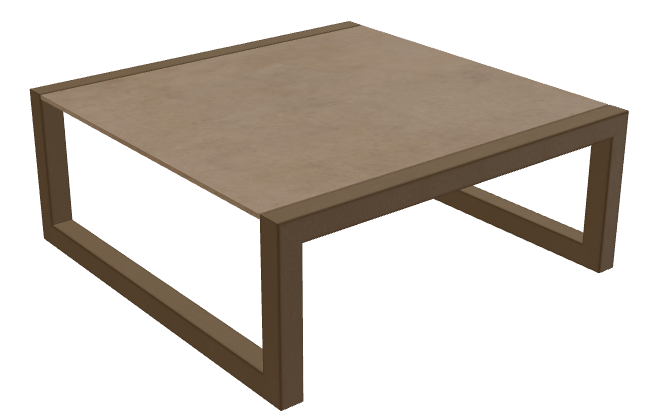 Royal Botania Ninix Low Side Table 90 x 90