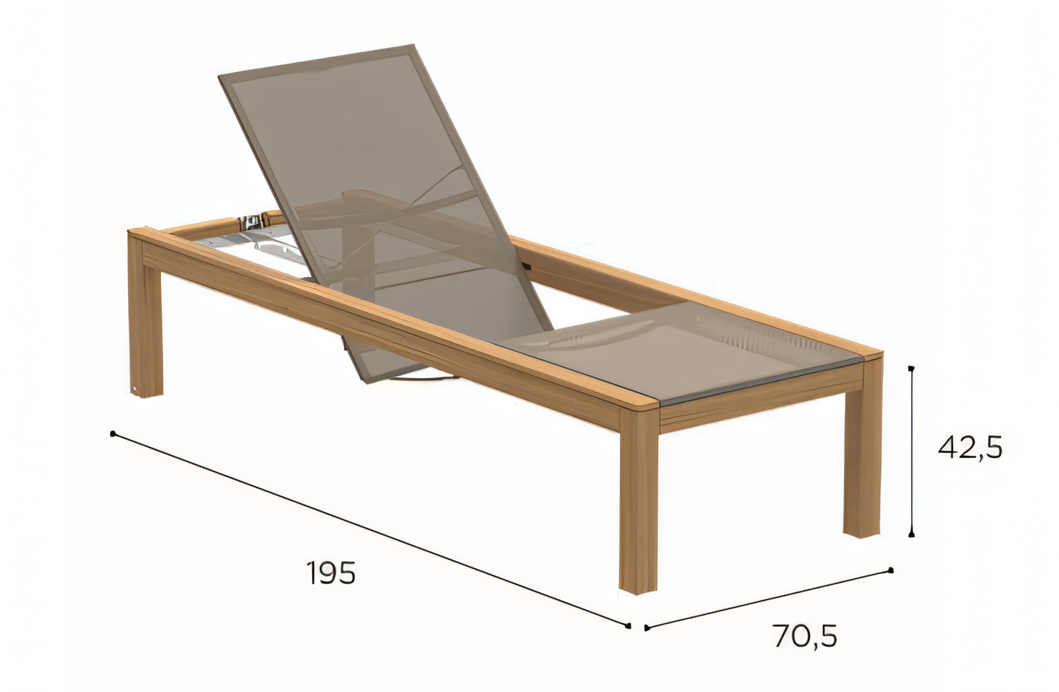 Royal Botania XQI Sunlounger