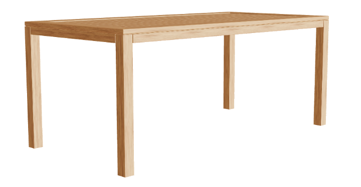 Royal Botania XQI Dining table 180 x 90 cm