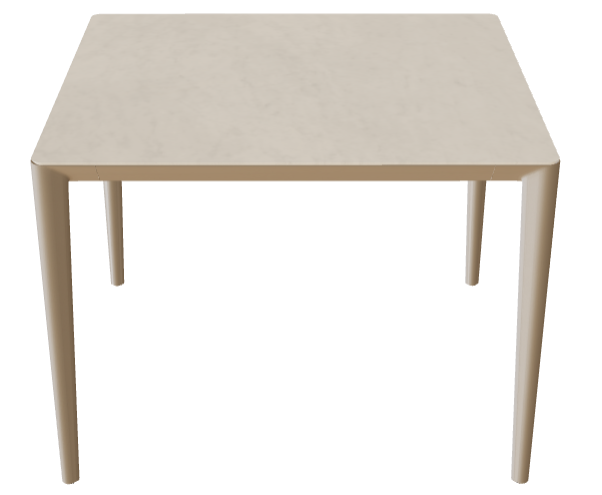 Royal Botania U-Nite Dining table 100 x 90 cm