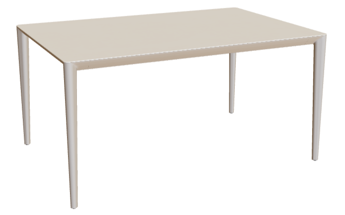 Royal Botania U-Nite Dining table 150 x 100 cm