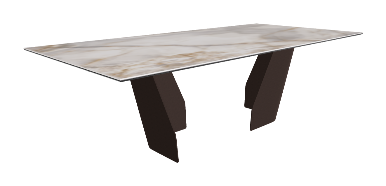 Cattelan Italia Senator Keramik Rectangular & Barrel Shaped Dining Table