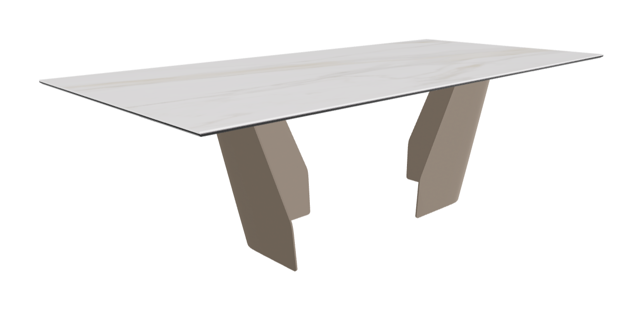 Cattelan Italia Senator Keramik Rectangular & Barrel Shaped Dining Table