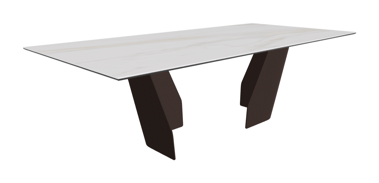 Cattelan Italia Senator Keramik Rectangular & Barrel Shaped Dining Table