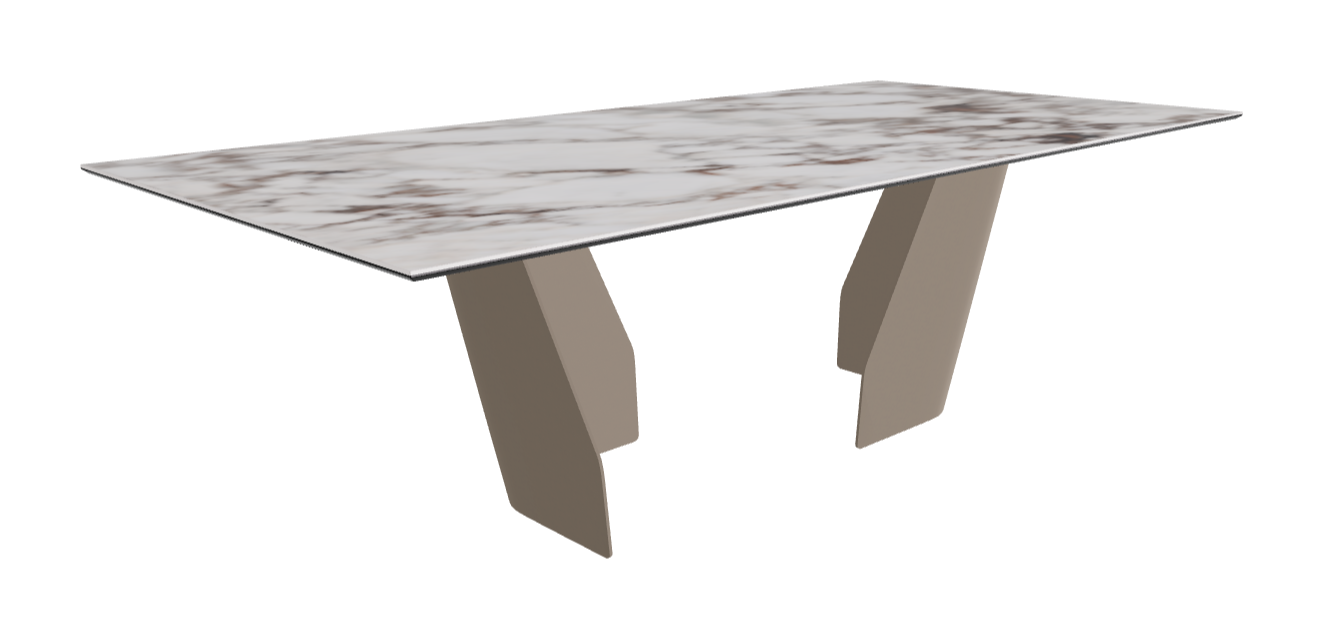 Cattelan Italia Senator Keramik Rectangular & Barrel Shaped Dining Table