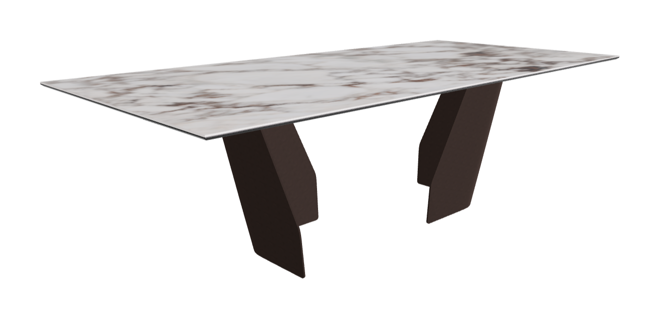 Cattelan Italia Senator Keramik Rectangular & Barrel Shaped Dining Table