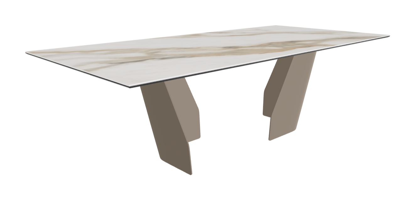 Cattelan Italia Senator Keramik Rectangular & Barrel Shaped Dining Table