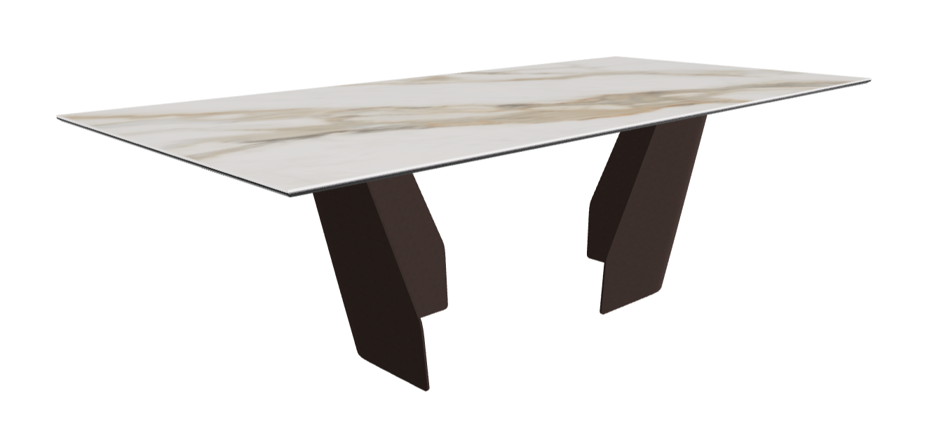 Cattelan Italia Senator Keramik Rectangular & Barrel Shaped Dining Table