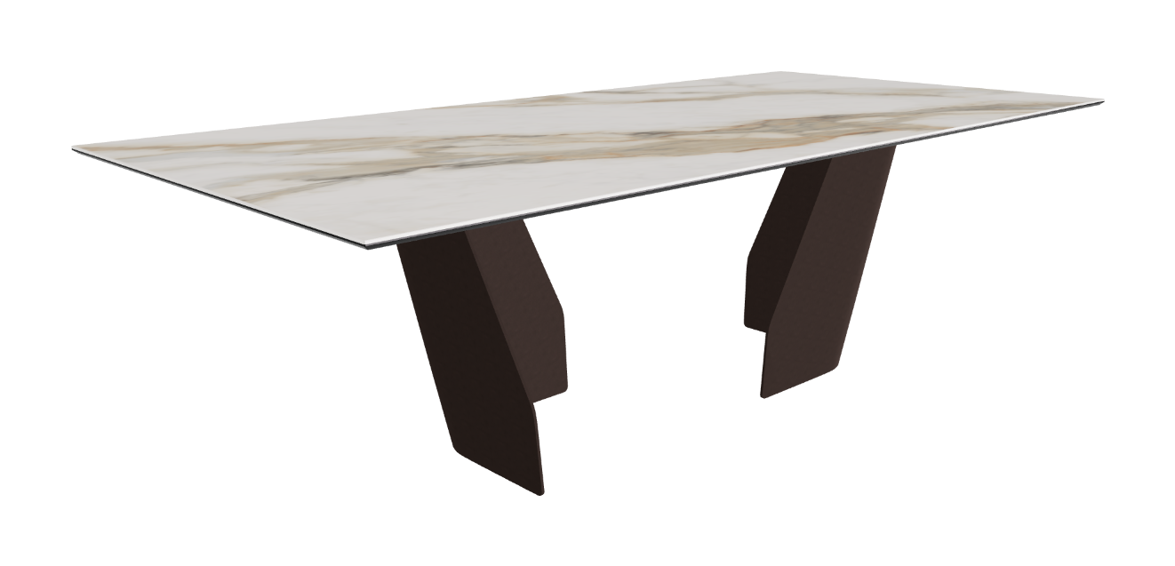Cattelan Italia Senator Keramik Rectangular & Barrel Shaped Dining Table