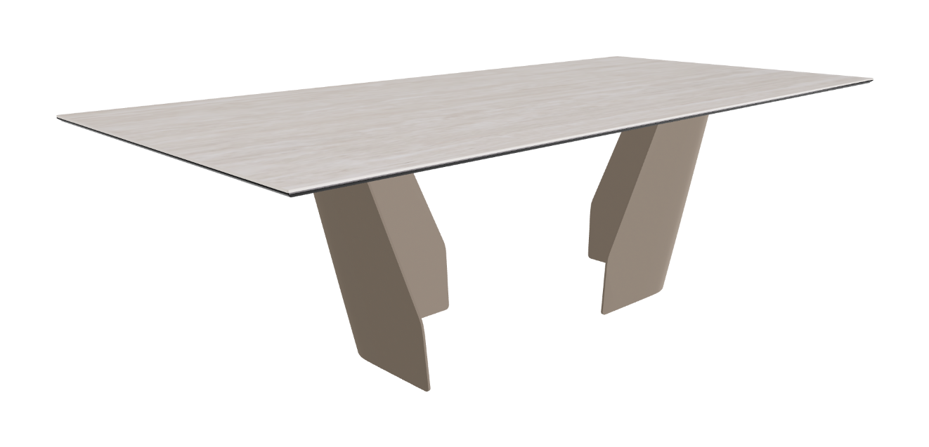 Cattelan Italia Senator Keramik Rectangular & Barrel Shaped Dining Table